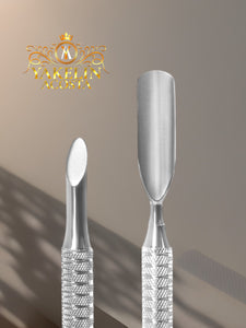 Manicure pusher EXPERT 90 TYPE 2 (beveled and rounded wide pusher)