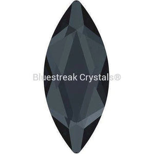 Graphite marquise Serinity rhinestone non hotfix 8x3.5 mm pack of 10