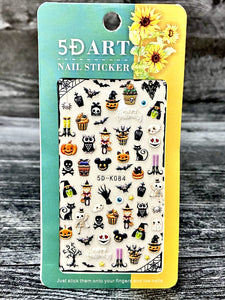 Halloween Nail Sticker 5D-K084