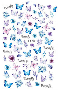 Butterfly sticker F678