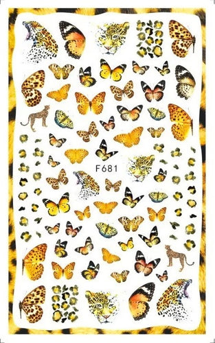 Butterfly sticker F681