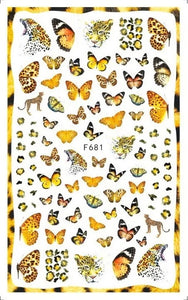 Butterfly sticker F681