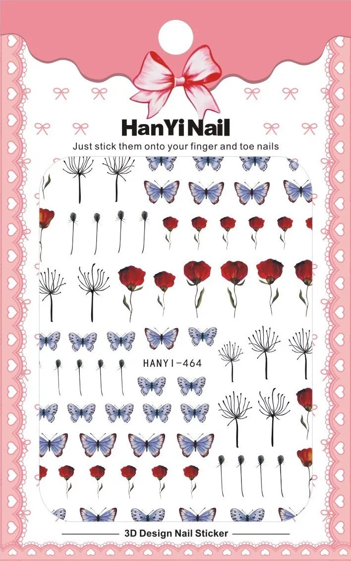 Butterfly Sticker HANYI-464