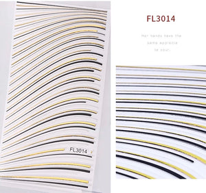 Sticker Metallic FL3014