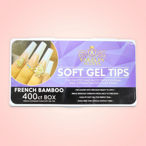 Soft gel tips square 400 pcs