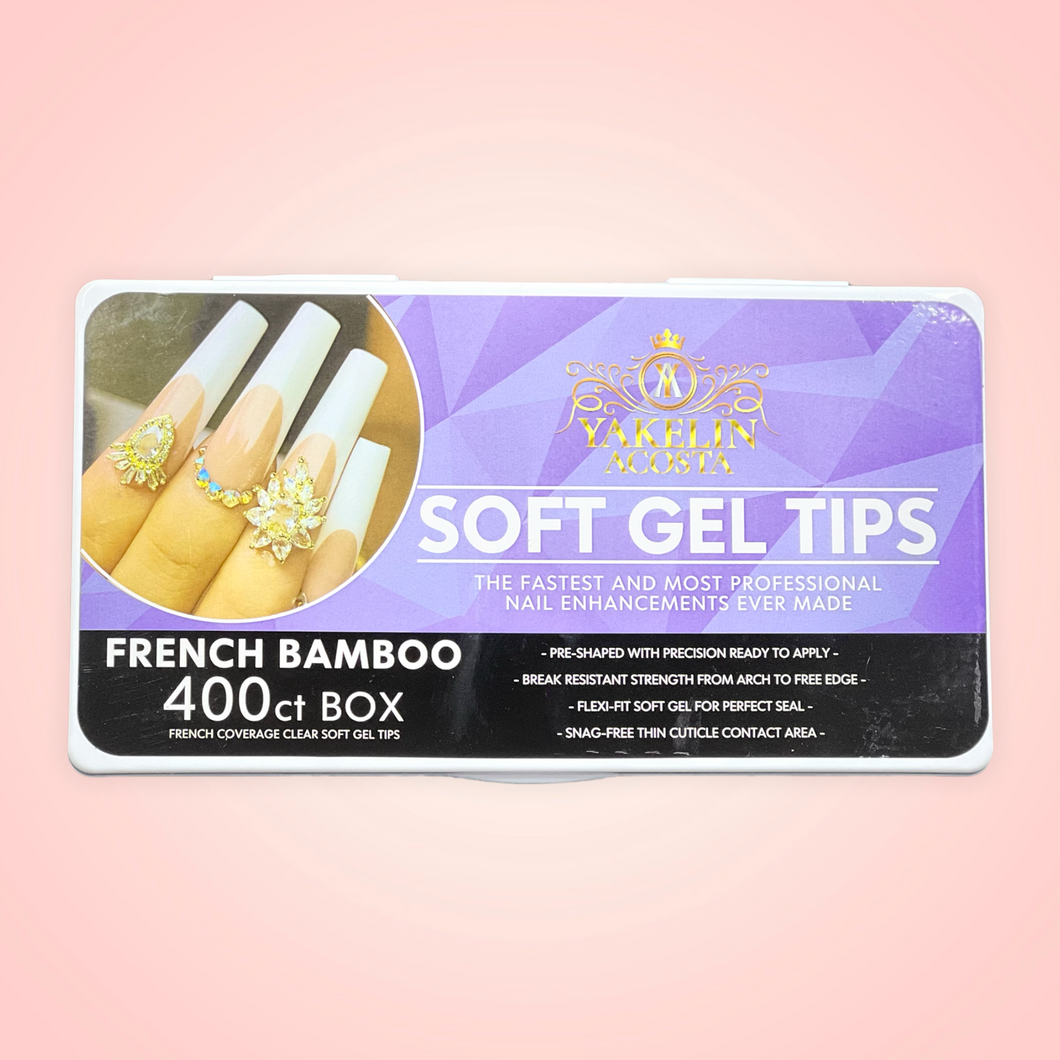 Soft gel tips square 400 pcs