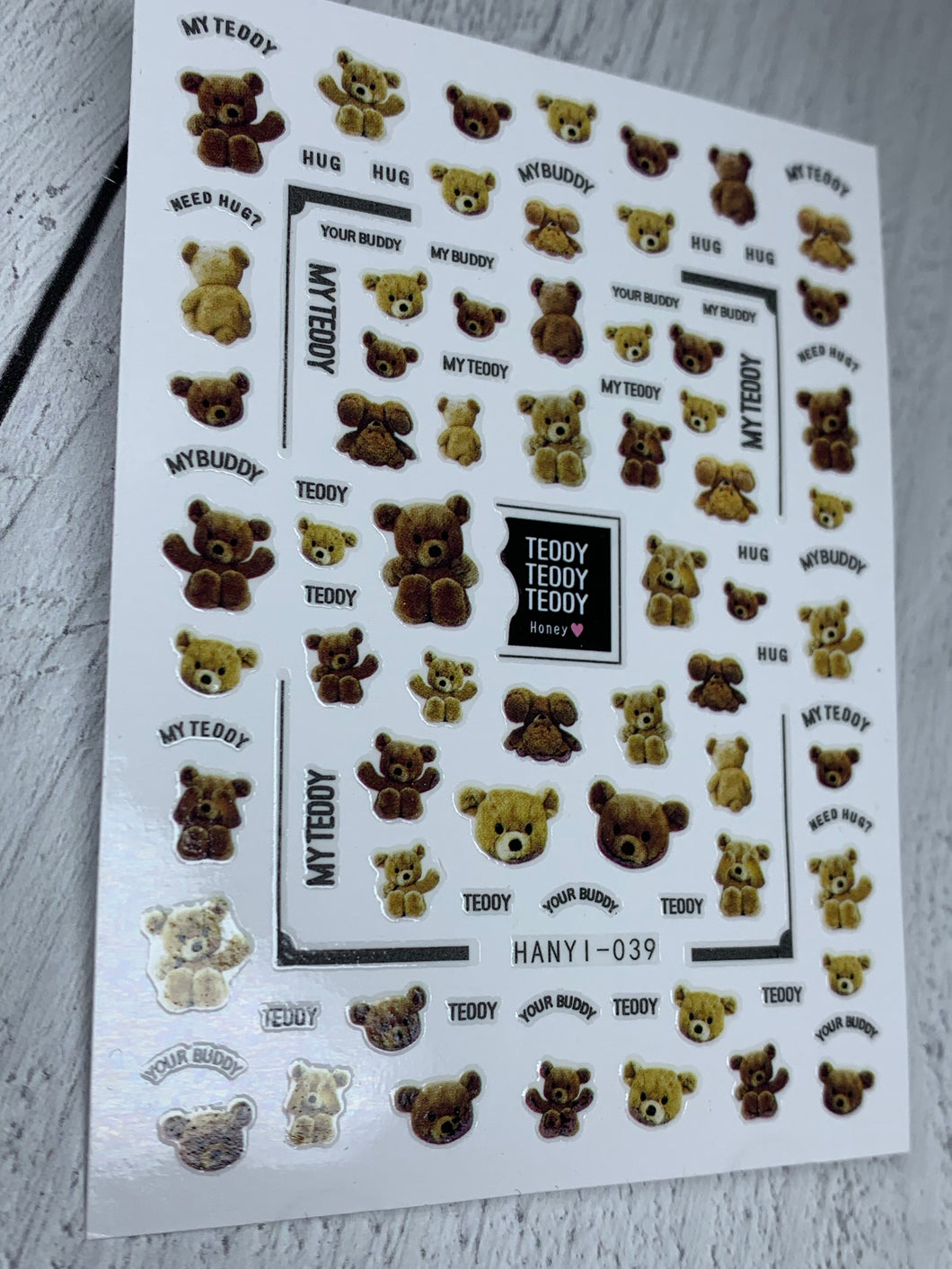 Sticker teddy bear  HANYI-039