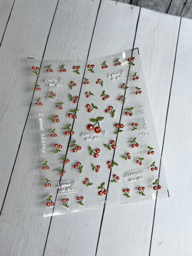 Sticker kx-257 cherry