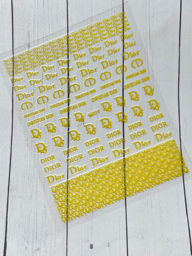 Sticker md019 yellow