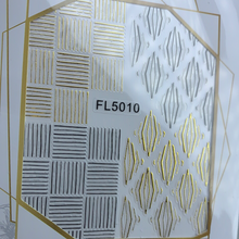 Stickers metalico 4 units