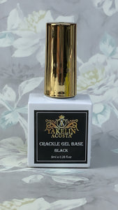 Crackle gel base black