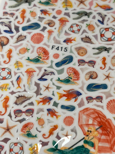 Sticker Summer 3 unidades