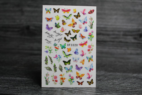 Butterfly Stickers XF3320