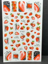 Stickers strawberries F763