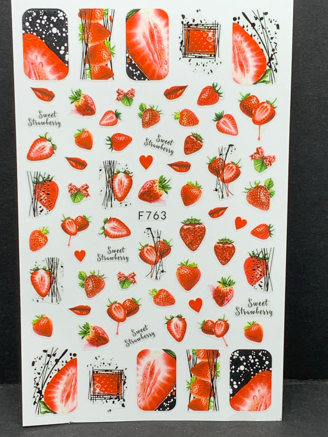 Stickers strawberries F763