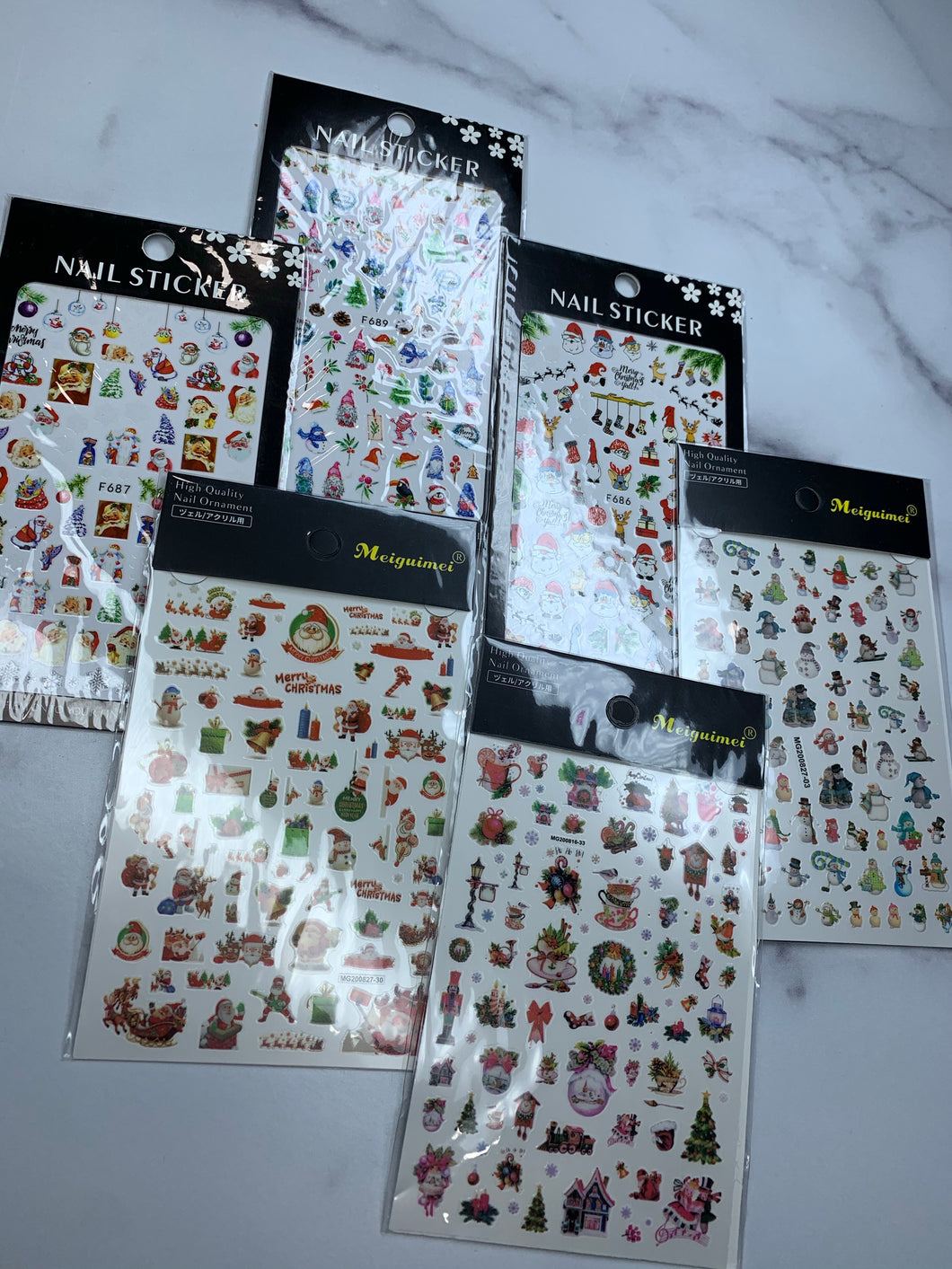 Stickers Christmas 6 units