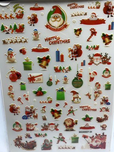 Christmas sticker mg200827-30