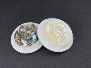 Shell flakes 2 colors