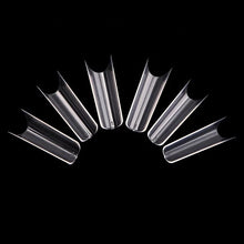 Square nail tips 550 pc clear