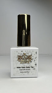 White Flake Matte top coat. 8ml