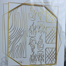 Stickers metalico 4 units