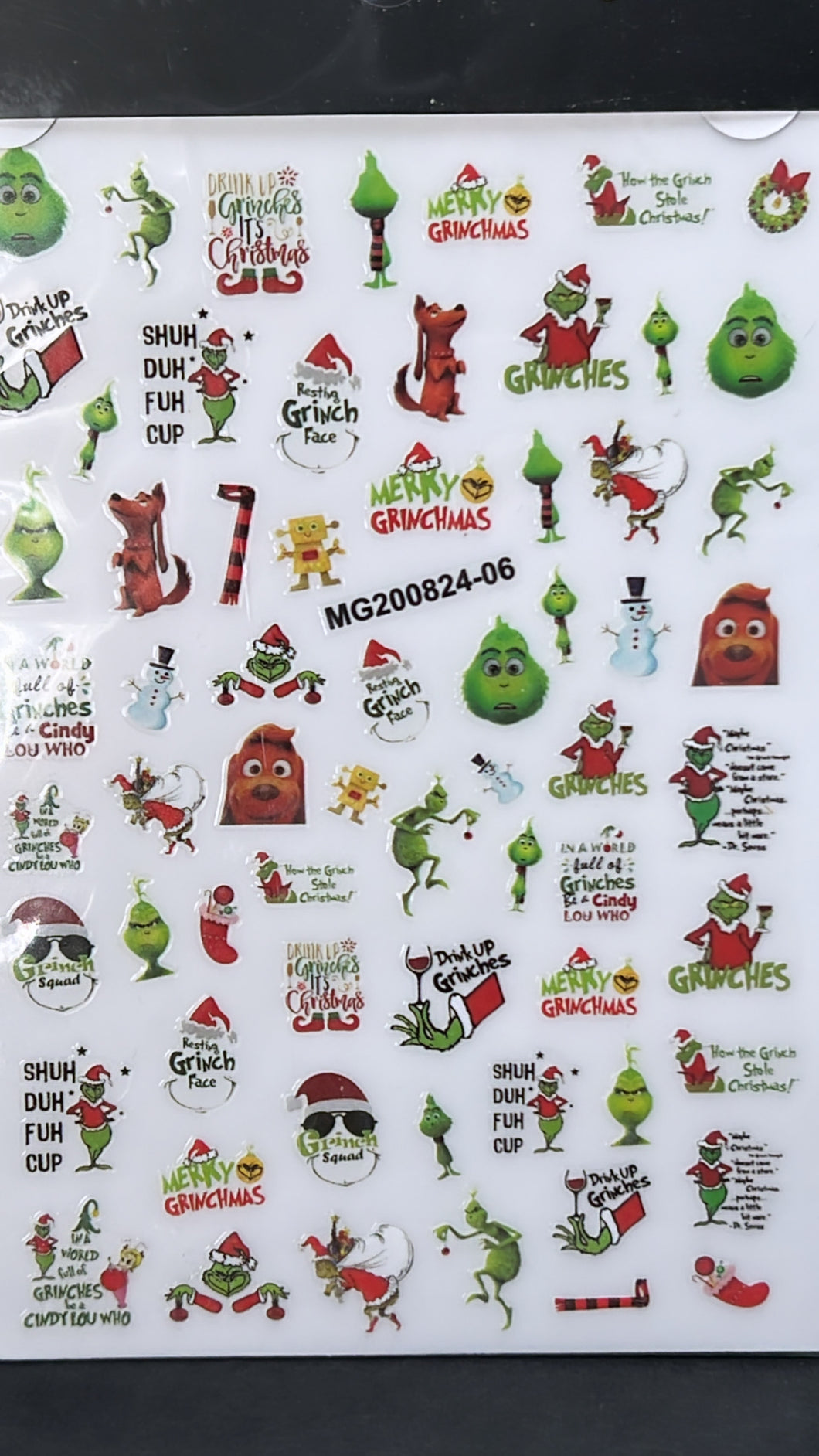 Sticker grinch