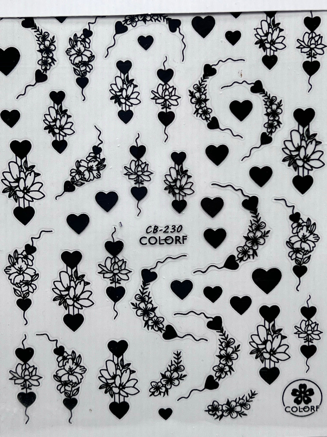 Sticker Cb-230 negro