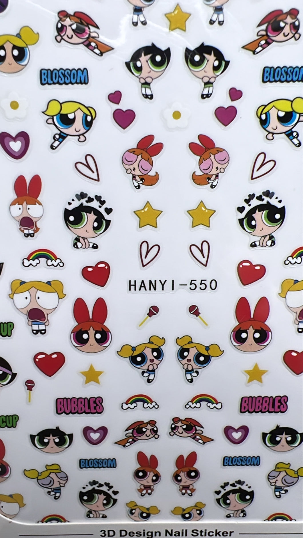 Sticker hanyi 550 bubbles