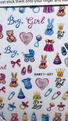 Sticker hanyi 601 baby shower