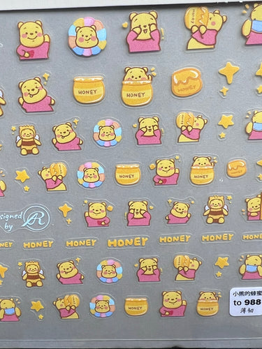 Tomoni stickers to 988 pooh