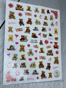 Sticker teddy bear Ca-109