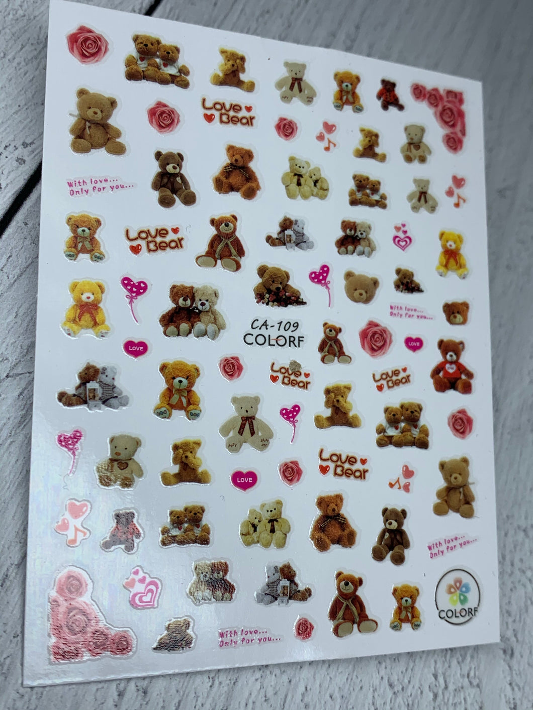 Sticker teddy bear Ca-109