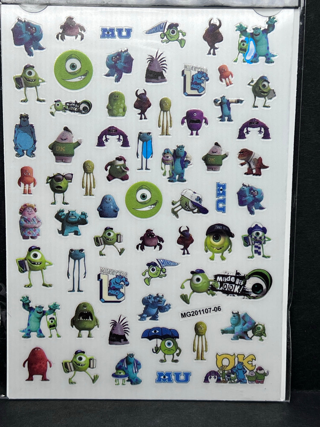 Sticker mg201107-06. oster monster