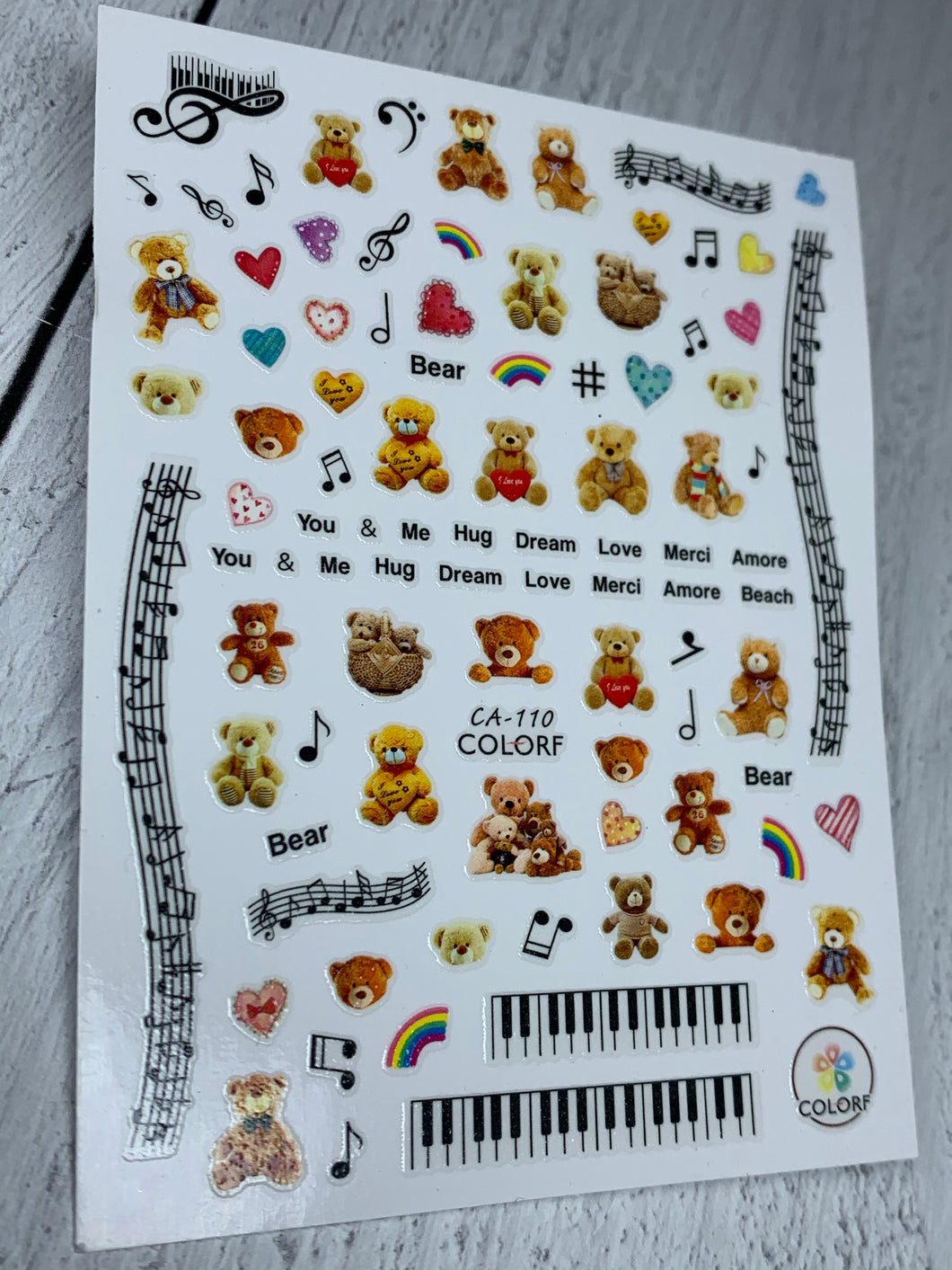 Sticker teddy bear ca-110