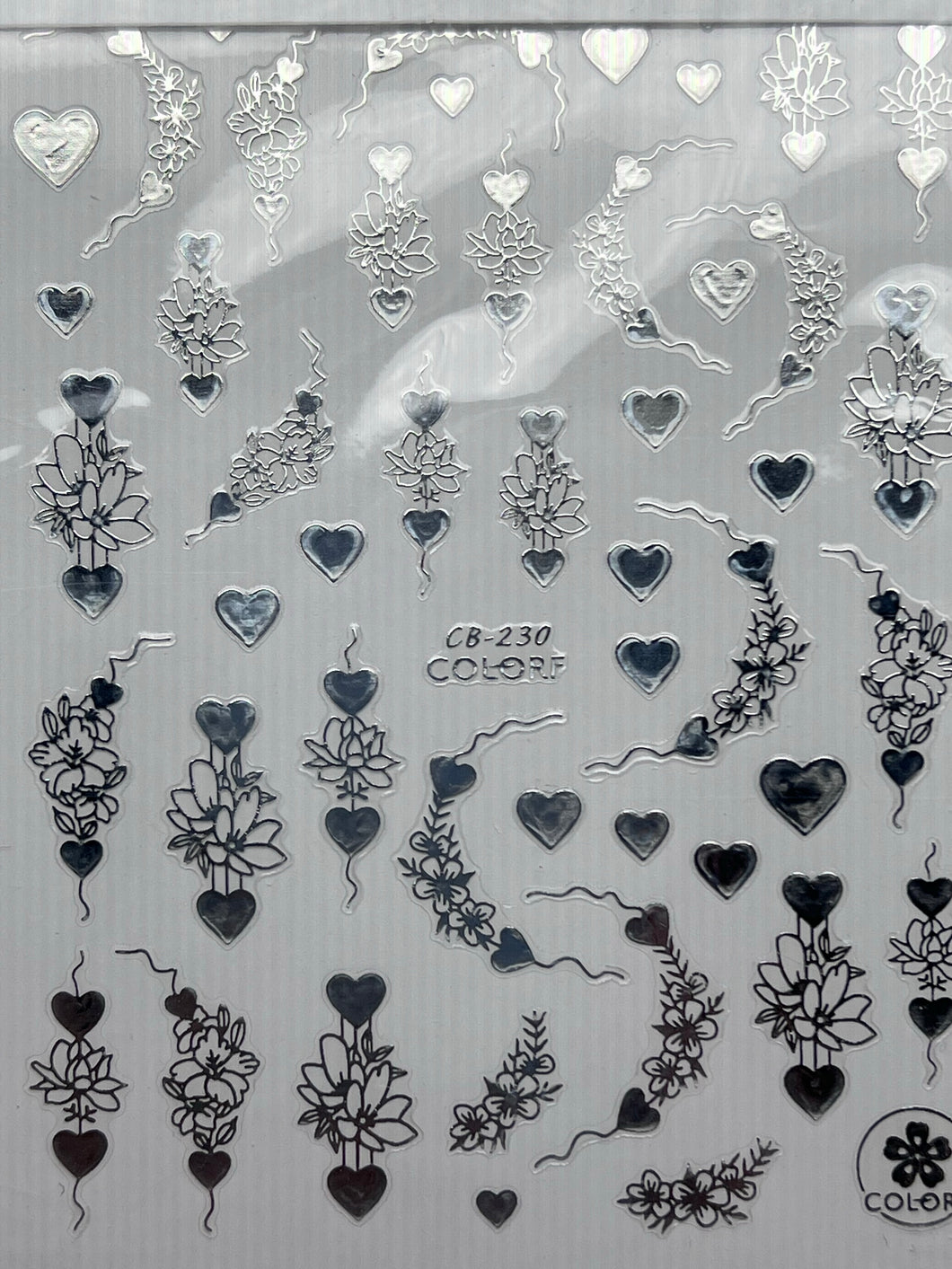 Sticker CB-230 SILVER