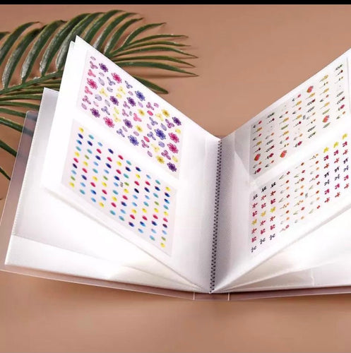 Nail sticker book