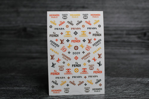 Fendi Stickers D009