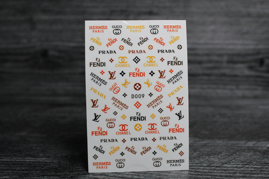 Fendi Stickers D009